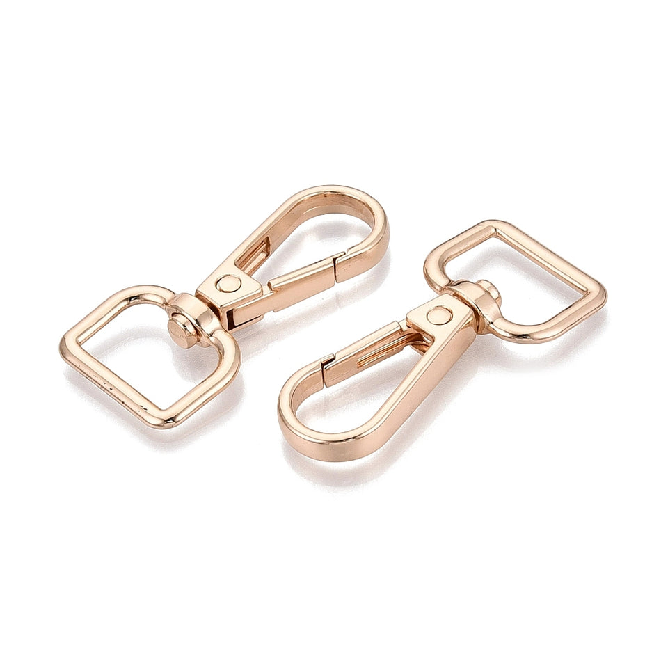 Alloy Swivel Clasps Golden, About length 48mm, width 22.5mm,