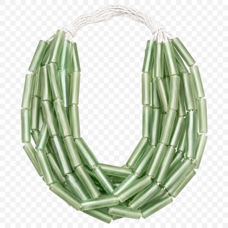 Resin Tube Beads Strand, Bead Size 38mm Long x 8mm