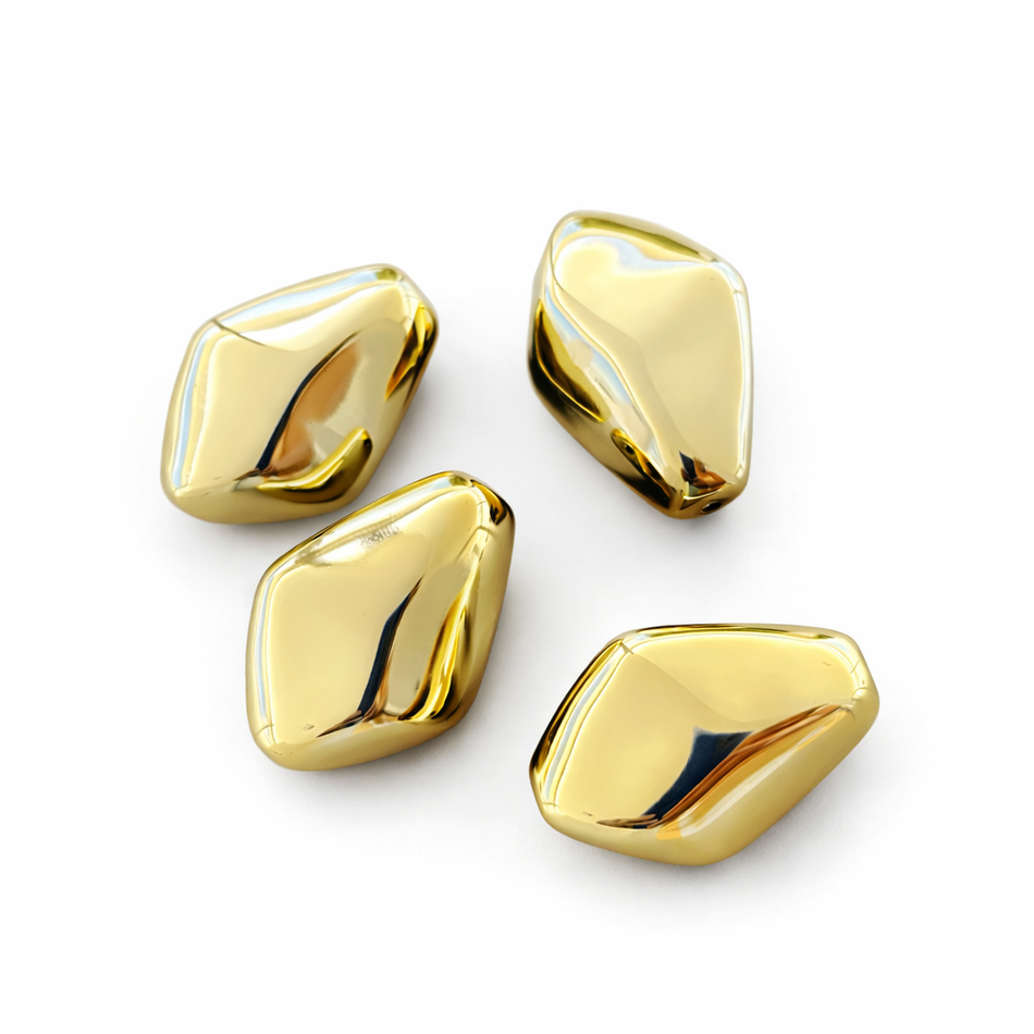 Focal Acrylic Beads, 40mm, 4pcs