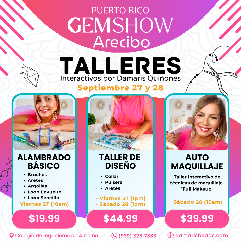 Taller de Diseño Puerto Rico Gem Show (Arecibo), 1 persona