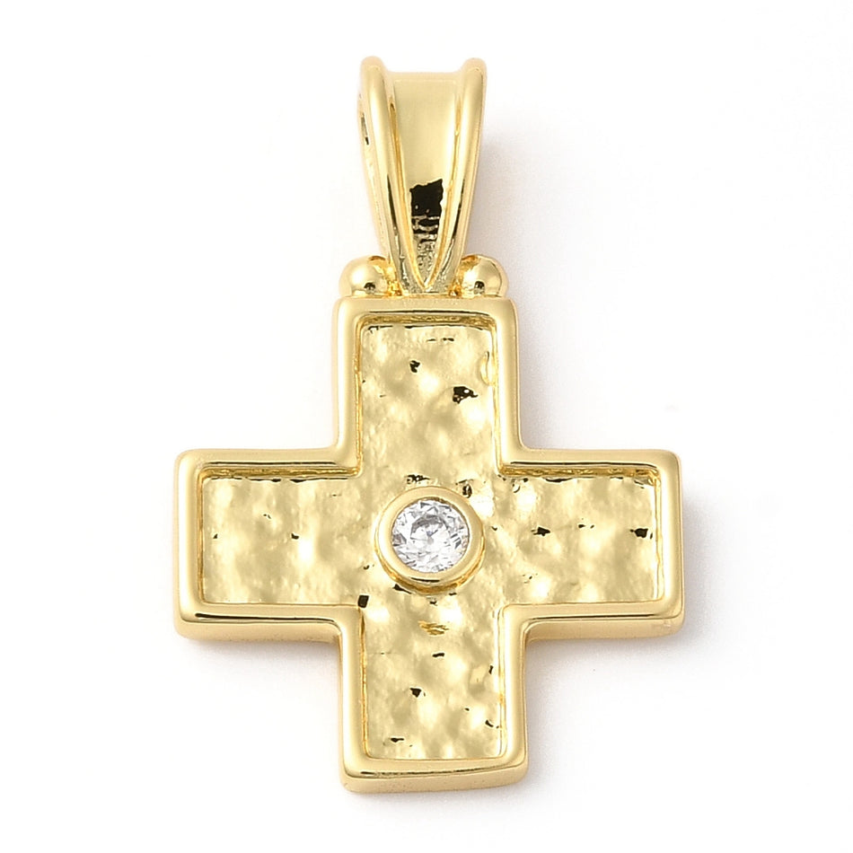 Gold-filled cross 24mm, 1pc