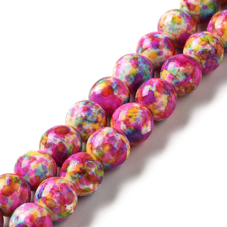 Colorful Magnesite 8mm, Strand