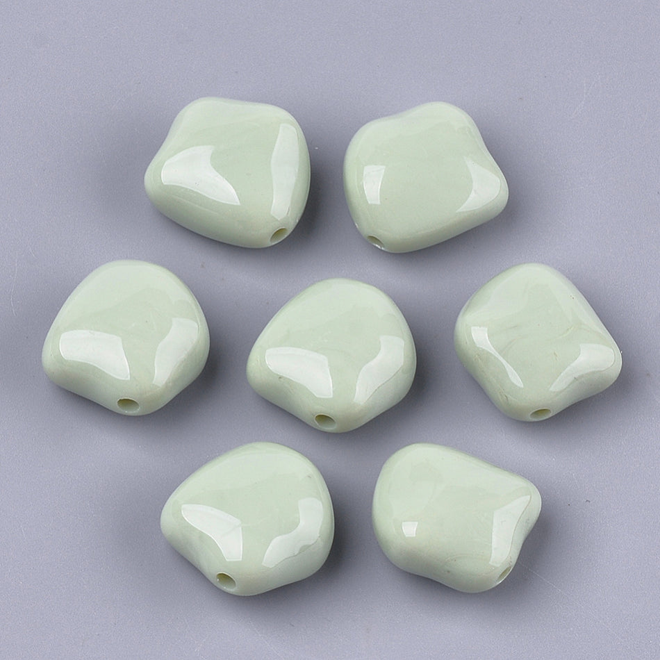 Acrylic Bead Chunks, 8pcs