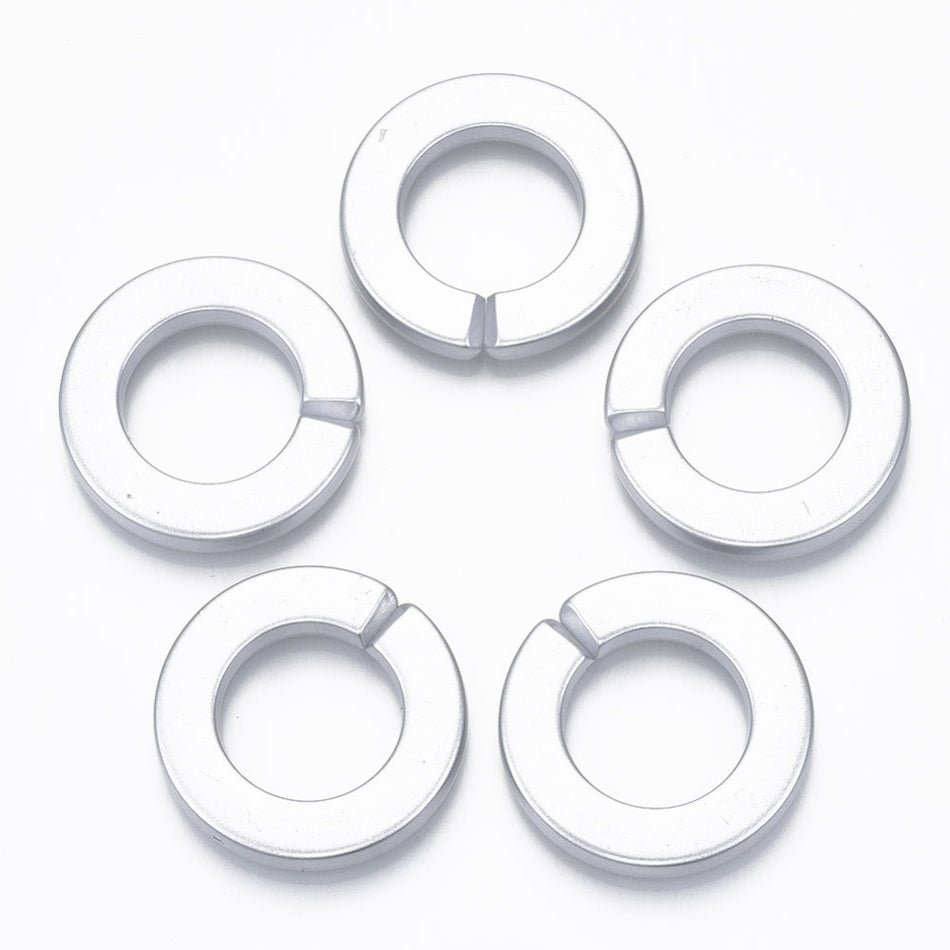 Acrylic Circular Chain Link 30mm, 10pcs