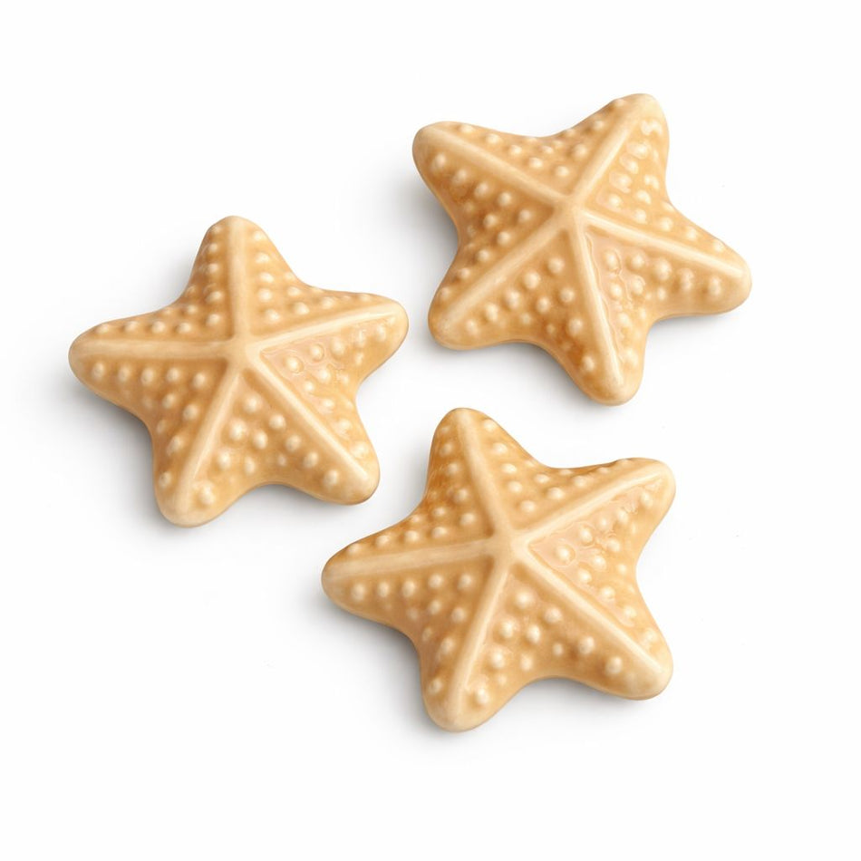 Ceramic Starfish Beads, 35mm, 1pcs