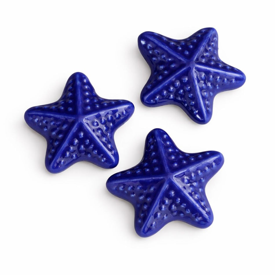 Ceramic Starfish Beads, 35mm, 1pcs