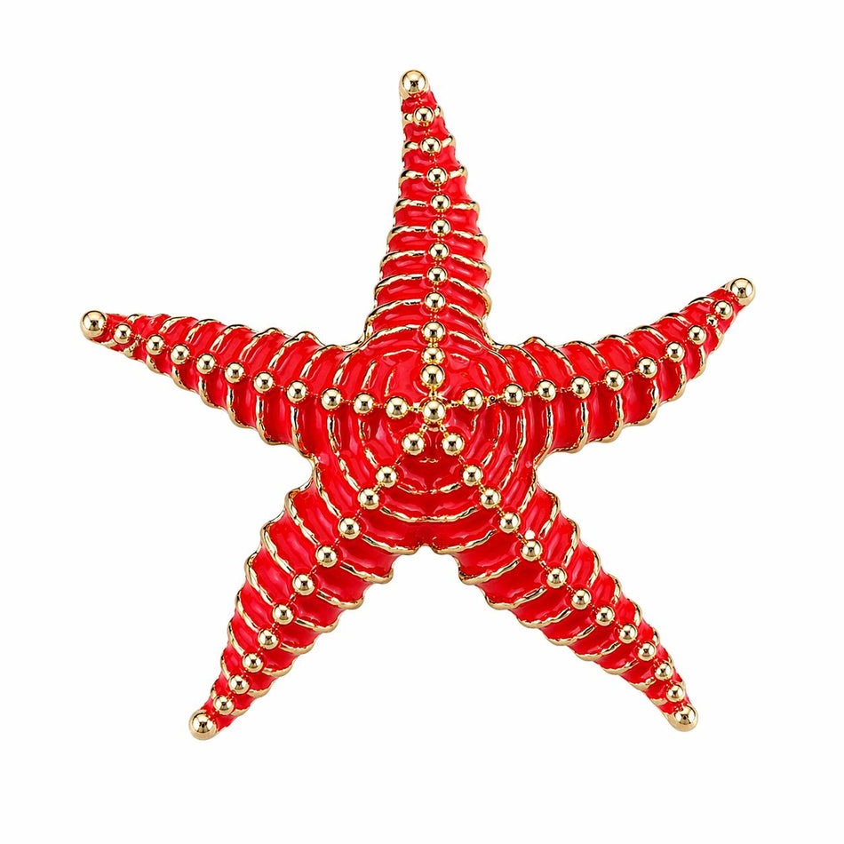 Gold-Filled Starfish Pendant 70mm, 1pc