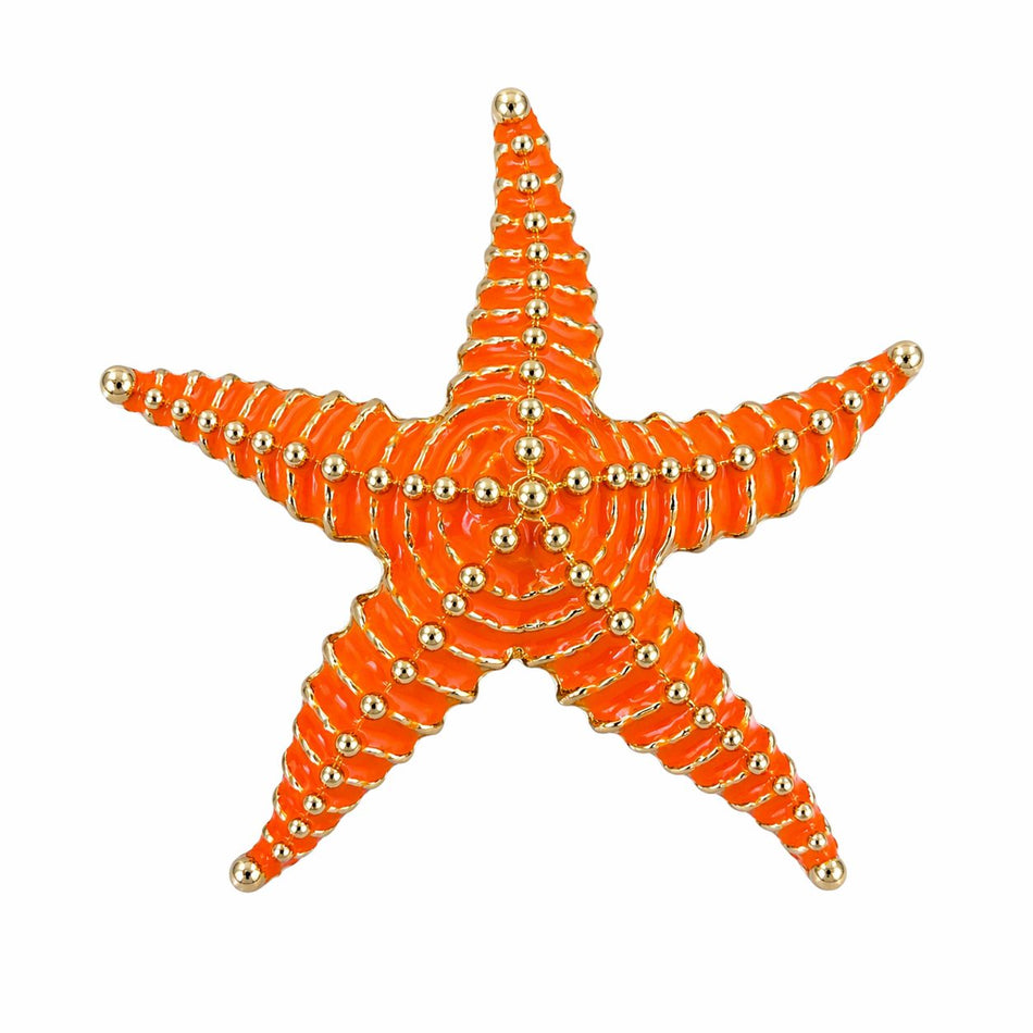 Gold-Filled Starfish Pendant 70mm, 1pc
