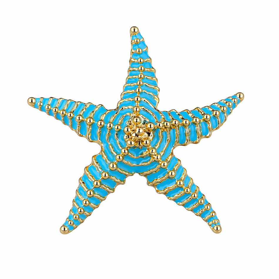 Gold-Filled Starfish Pendant 70mm, 1pc