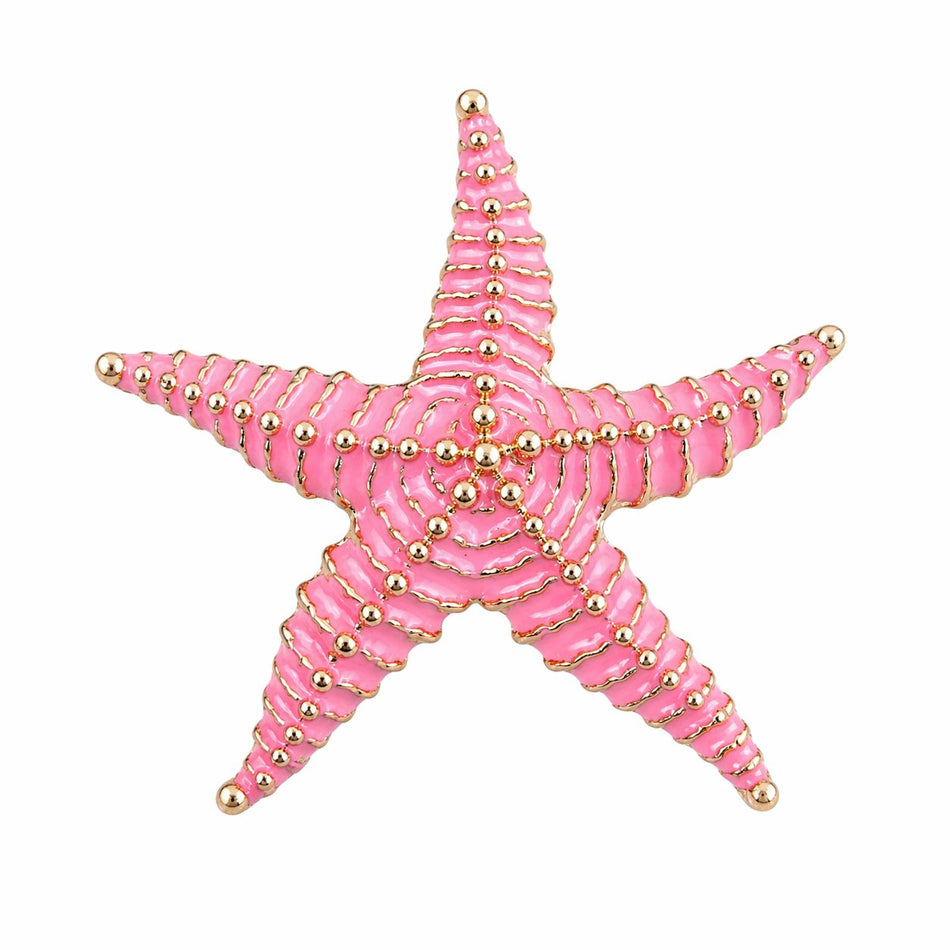 Gold-Filled Starfish Pendant 70mm, 1pc