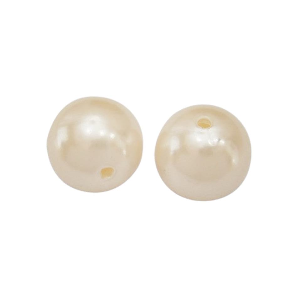 Round Acrylic Pearl Beads 20mm, 10pcs