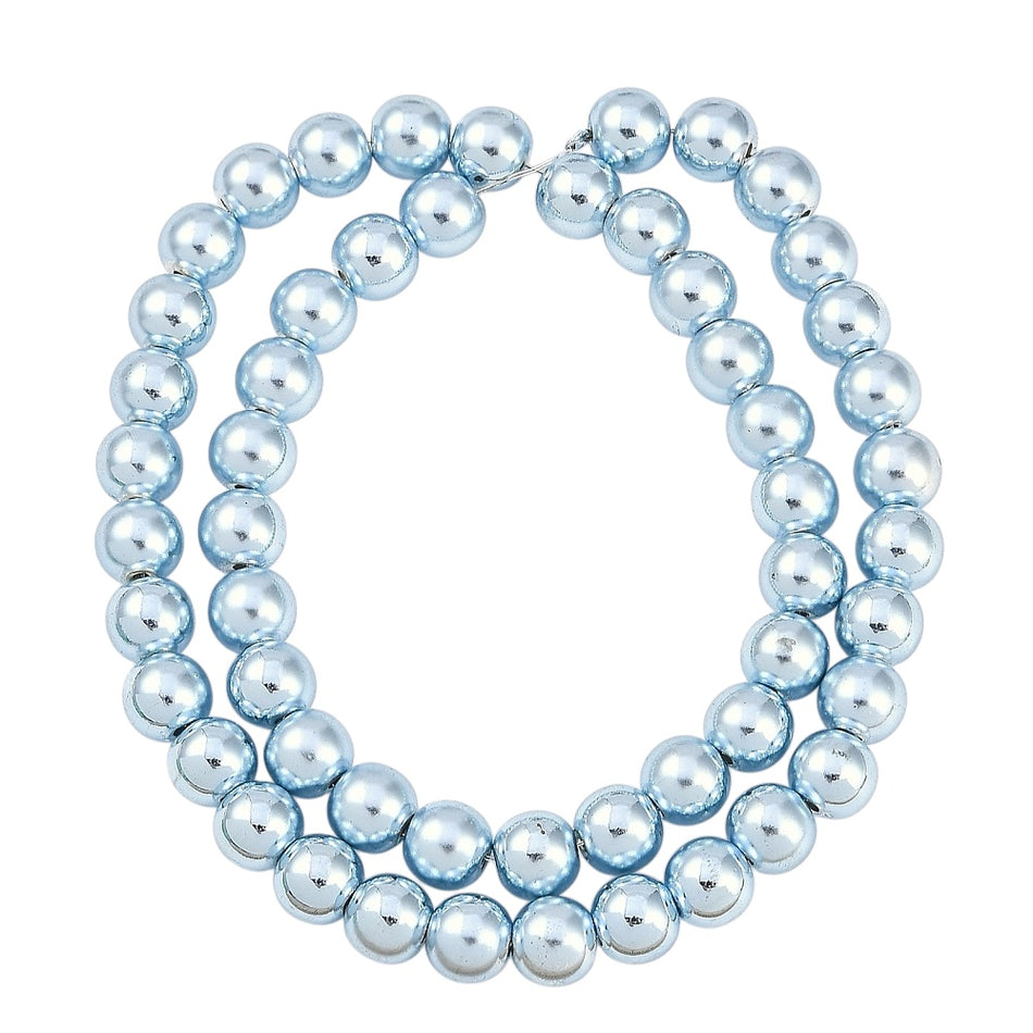 Round Hematite Bead Strand, 8mm