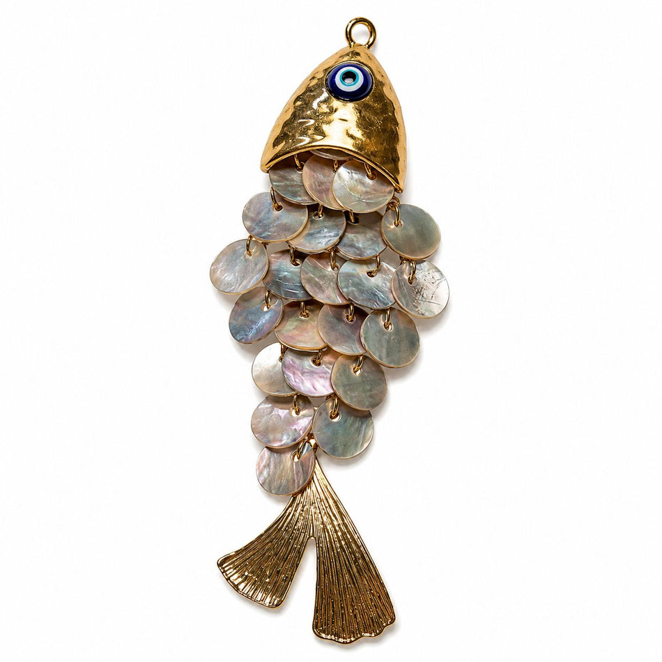 Large Fish Pendant, 1PC