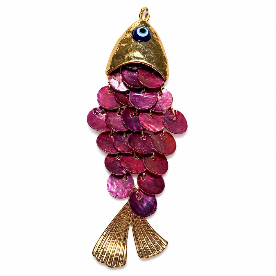 Large Fish Pendant, 1PC