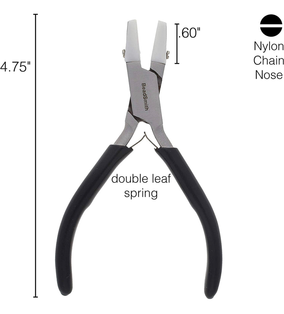 Flat Nose Pliers with Nylon Jaws