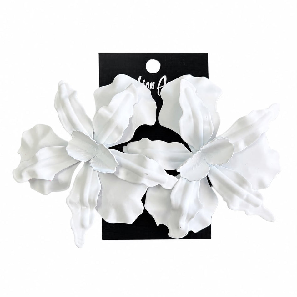 Orchid Earrings, 1 Pair