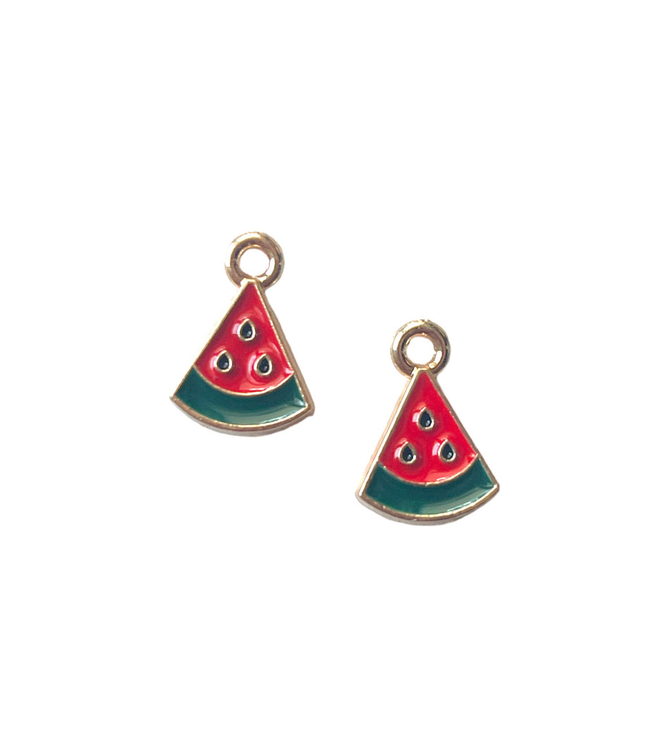 Watermelon Pendant, 2pcs