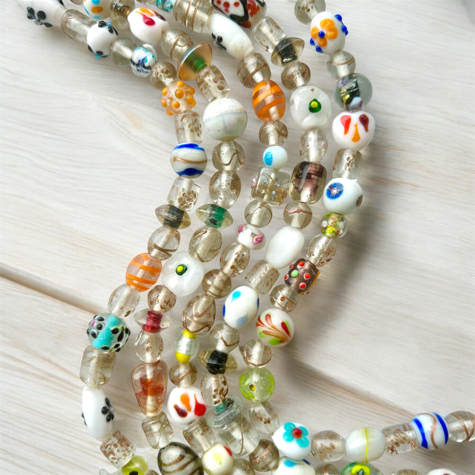 Multi-Shape Lampwork Mix Strand