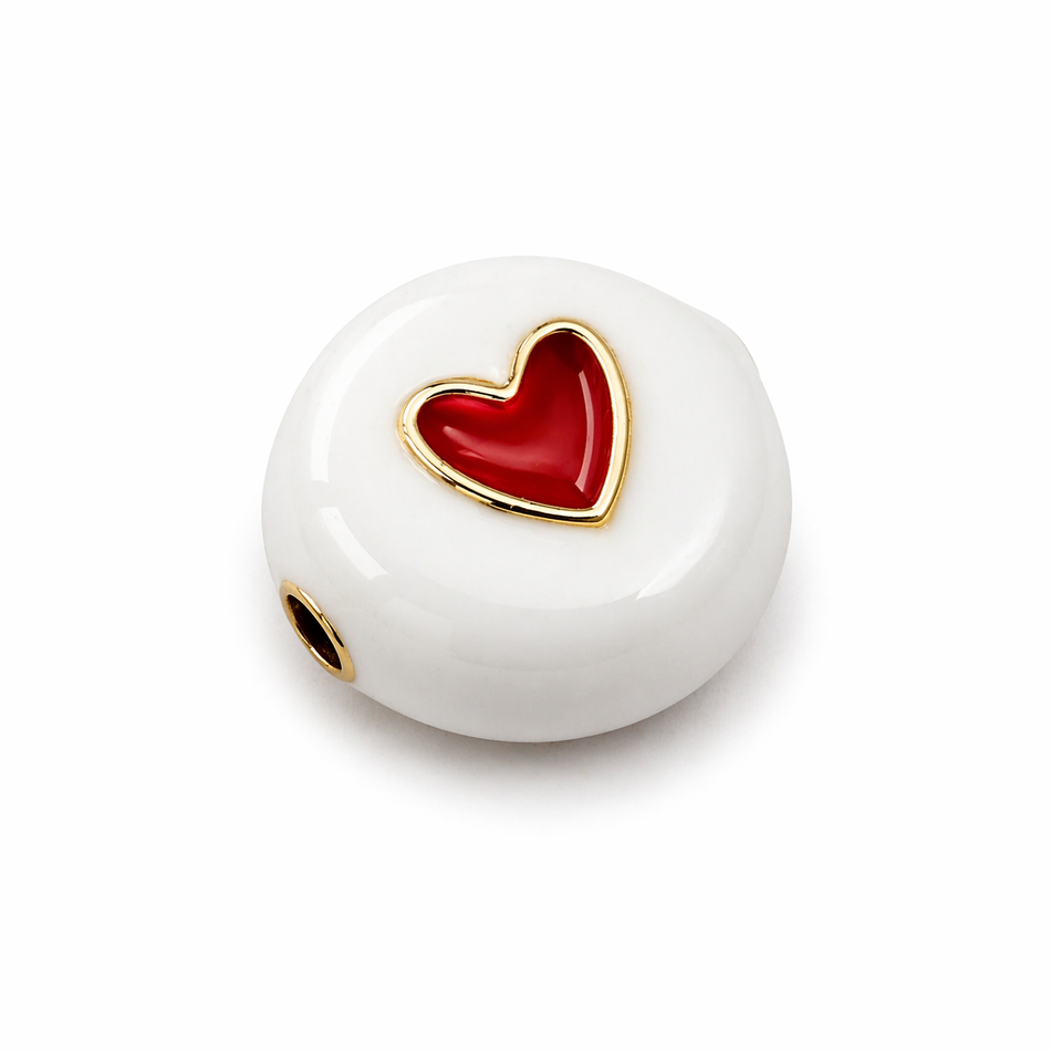 Gold-Filled Heart Charm 14mm, 1pc