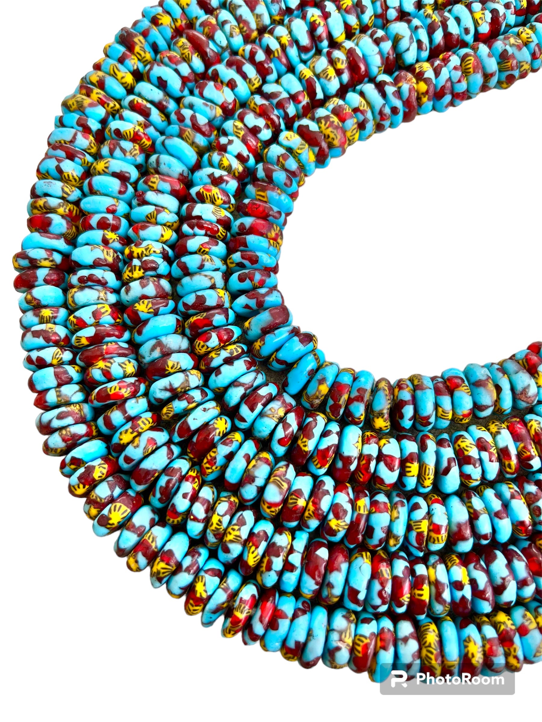 African Beads, Rondelle – Damaris Beads