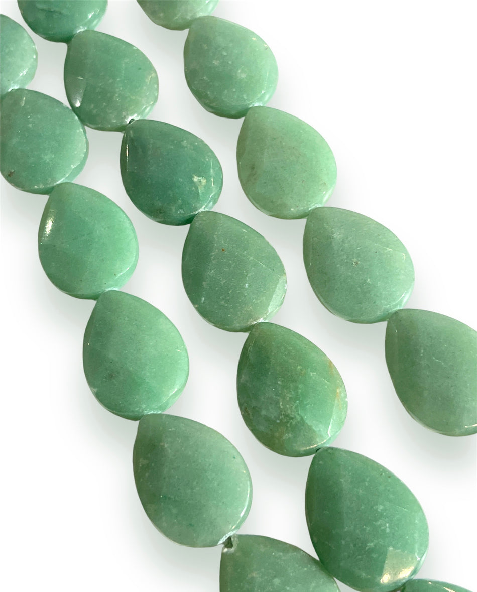 Green Drop Gemstone Strand