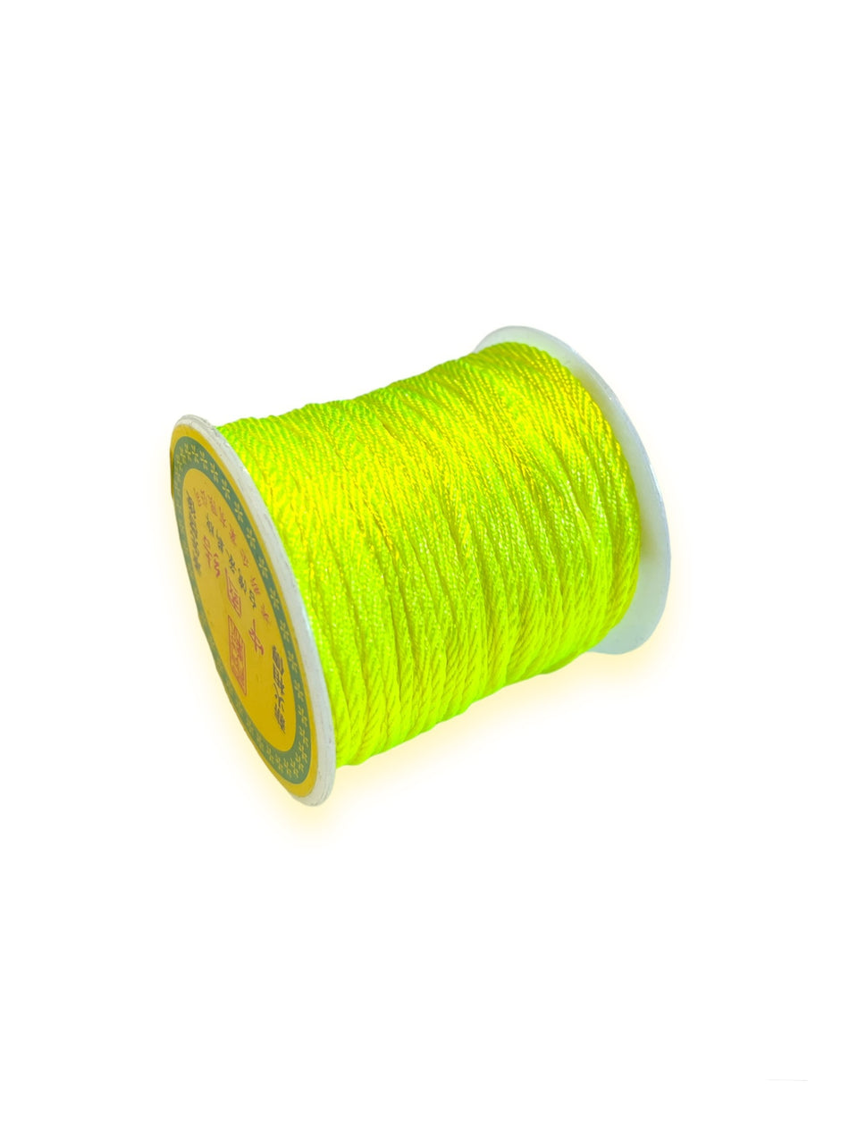 Cordón Amarillo Fluorescente, 1 rollo