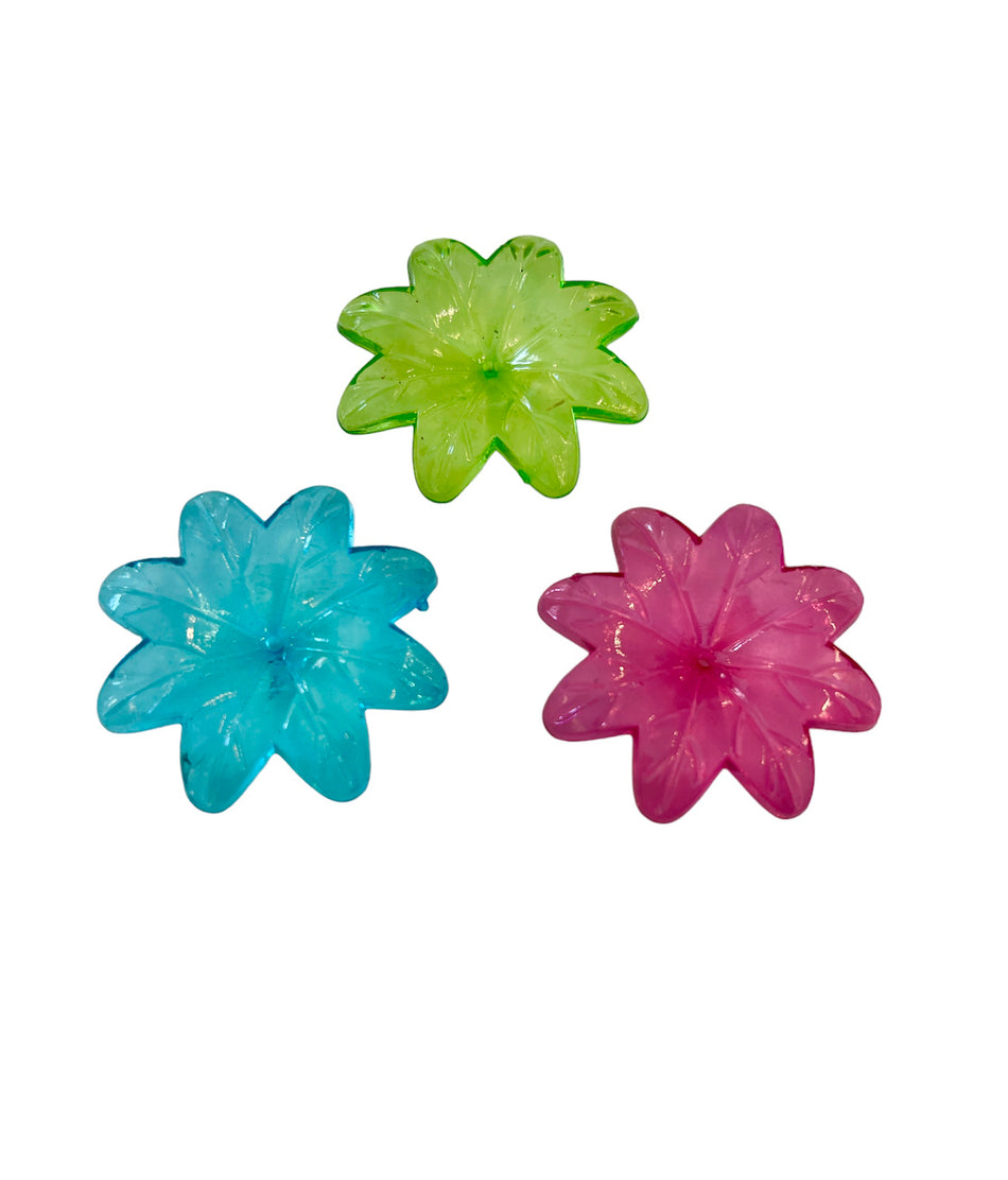 Acrylic Flower, 8pcs