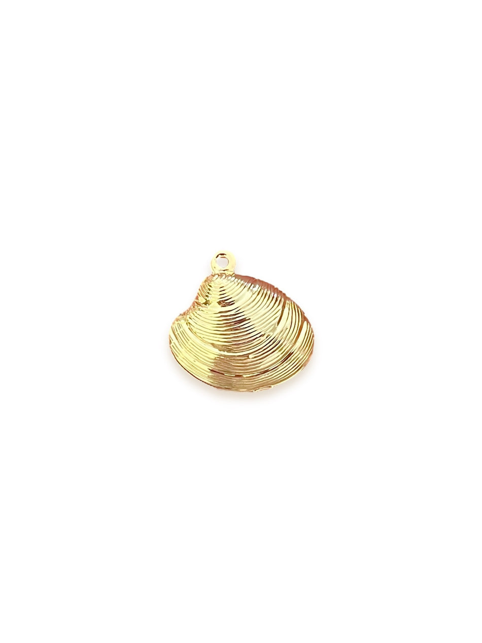 Gold-Filled Seashell Pendant, 1pc