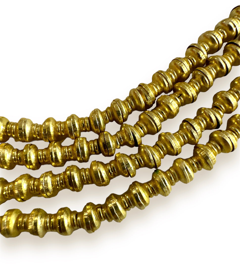 Gold-Filled Beadcap Strand