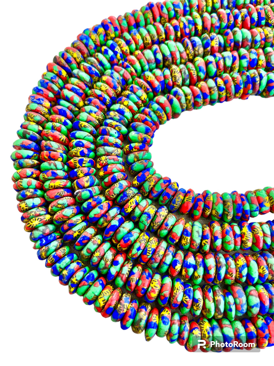 African Beads, Rondelle