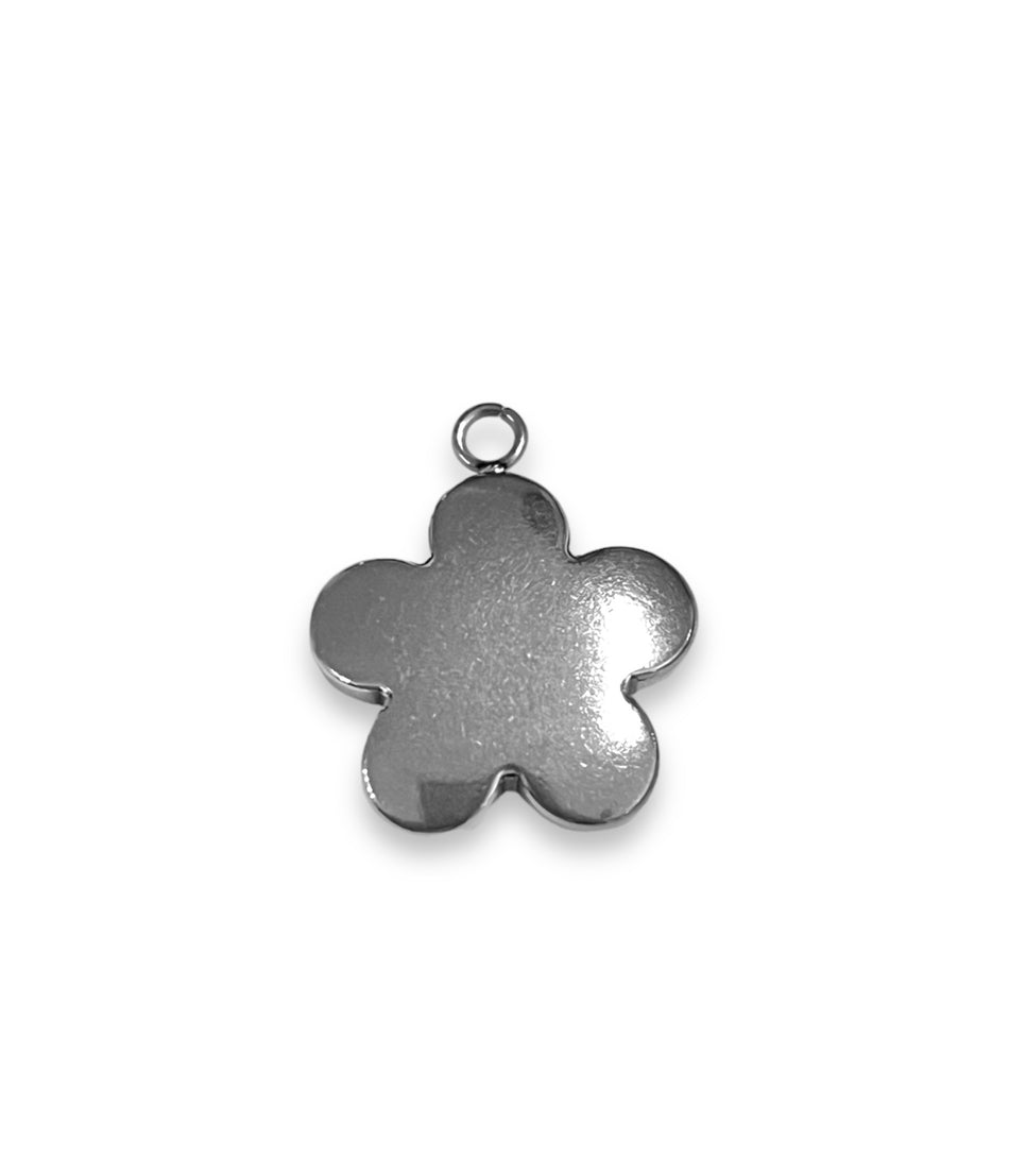 Stainless Steel Flower Pendant