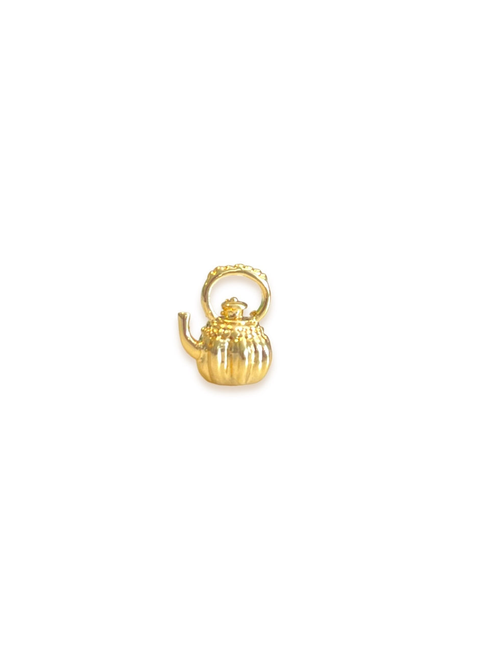 Gold-Filled Kettle Charm, 1pc