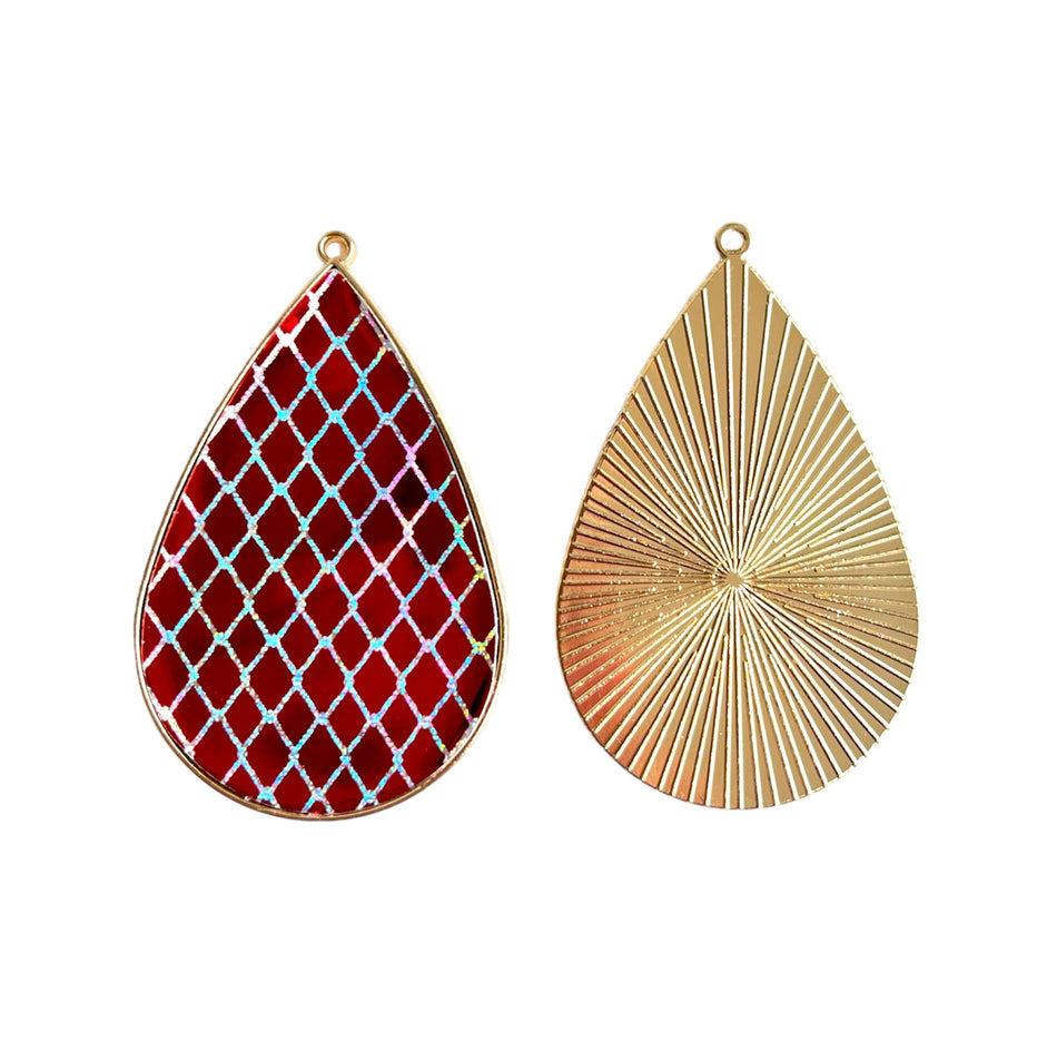 Gold-Filled Pendant Drop, 2pcs