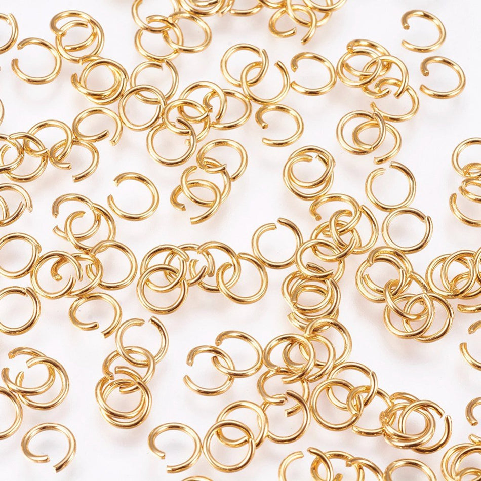 Stainless Steel Jump Rings 5mm, 200pcs