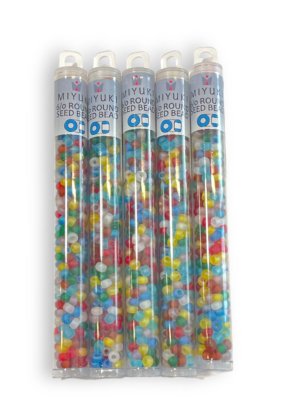 Multicolor Miyuki 6/0 Round Seed Beads