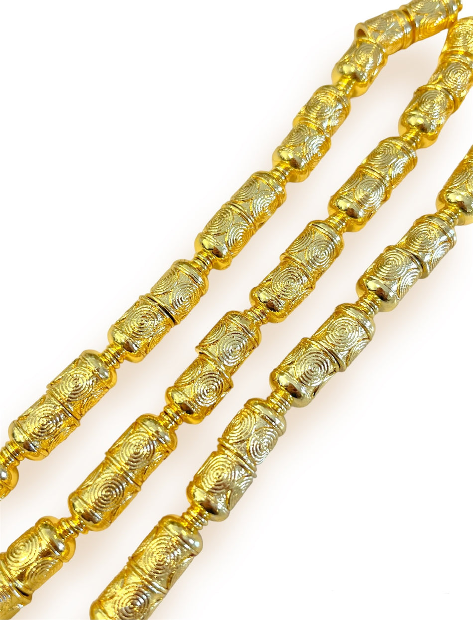 Gold-Filled Endcap Strand, 12mm