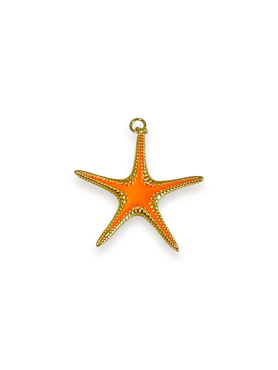 Gold-Filled Orange Star, 1pc