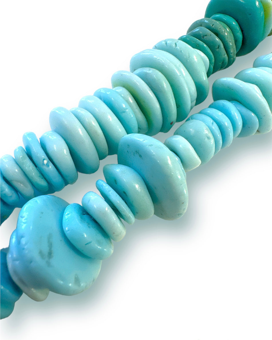 Blue Magnesite Disc Strand