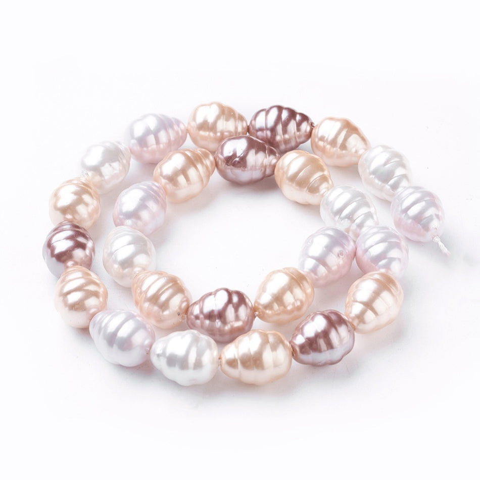 Mix Potato Shell Pearl Strand, 26pcs