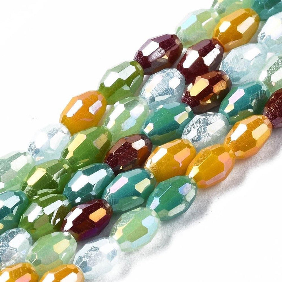 Forest Mix Crystals Strand, 100pcs