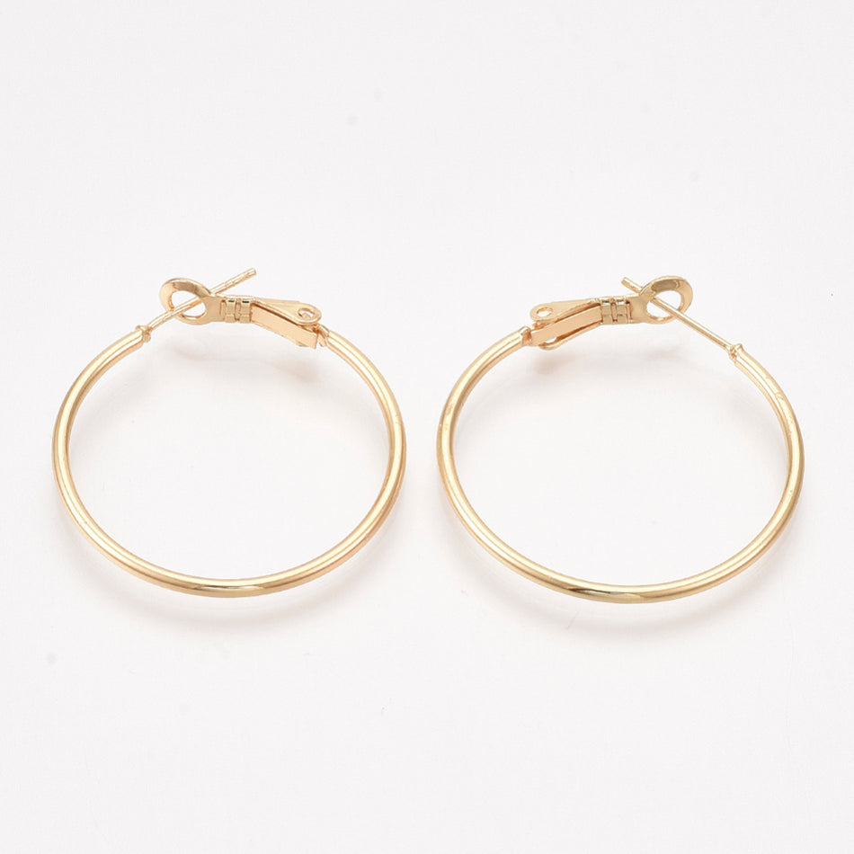 Gold-Filled Hoop Earring, 1 Pair