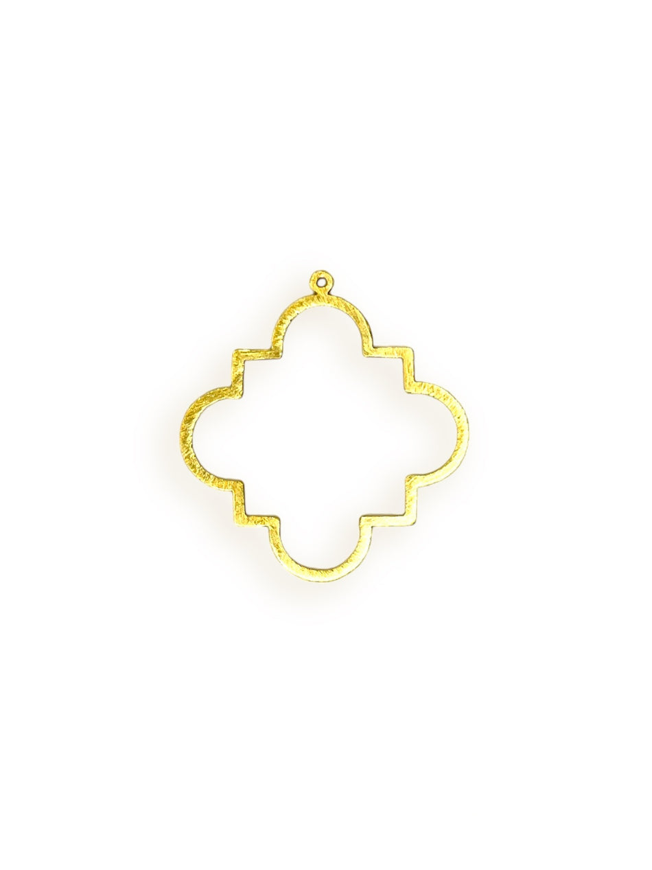 Gold Pendant 67mm, 1pc