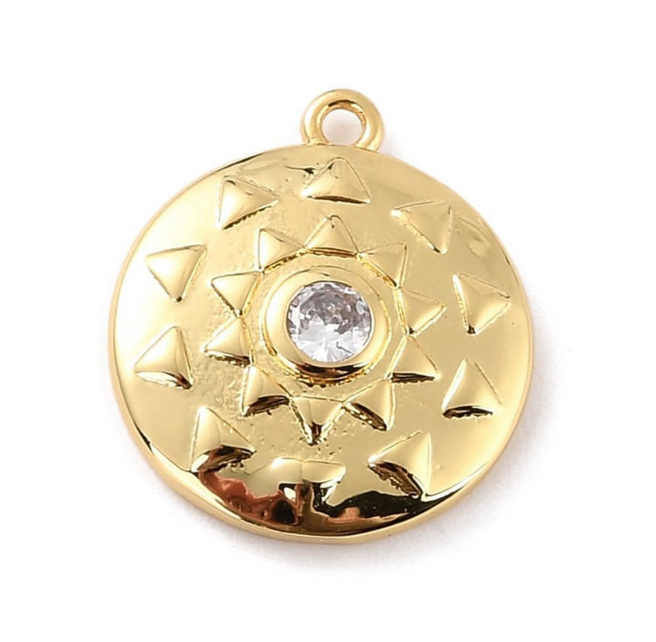 GF Bright Sun Pendant, 1pc