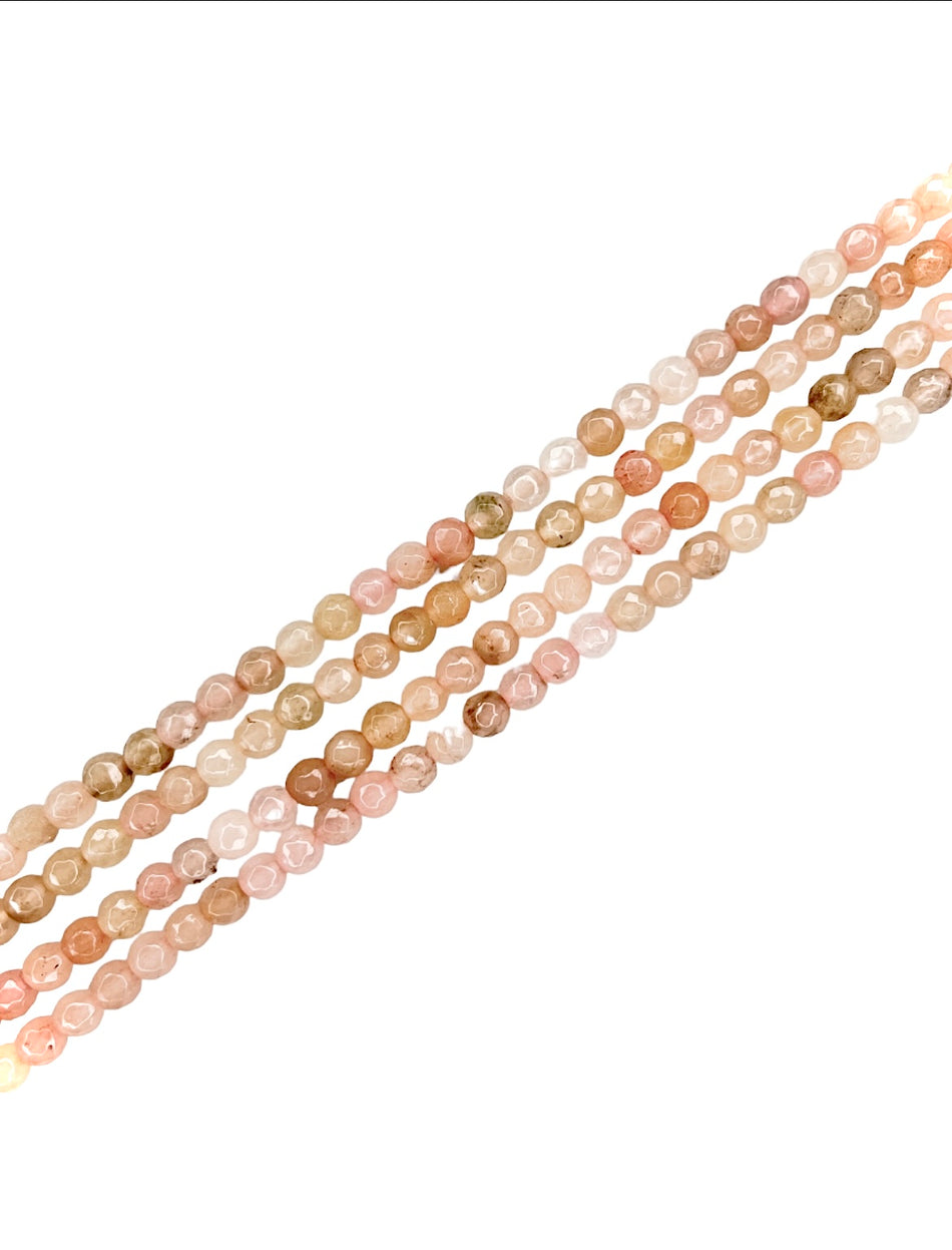 Rose Quartz Strand, 66pcs