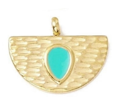 Half A Circle Pendant, 1pc