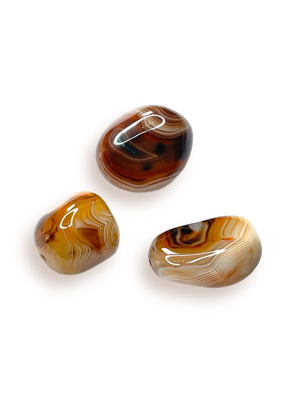 Brown Agate Boswania 30mm-45mm, 1pc