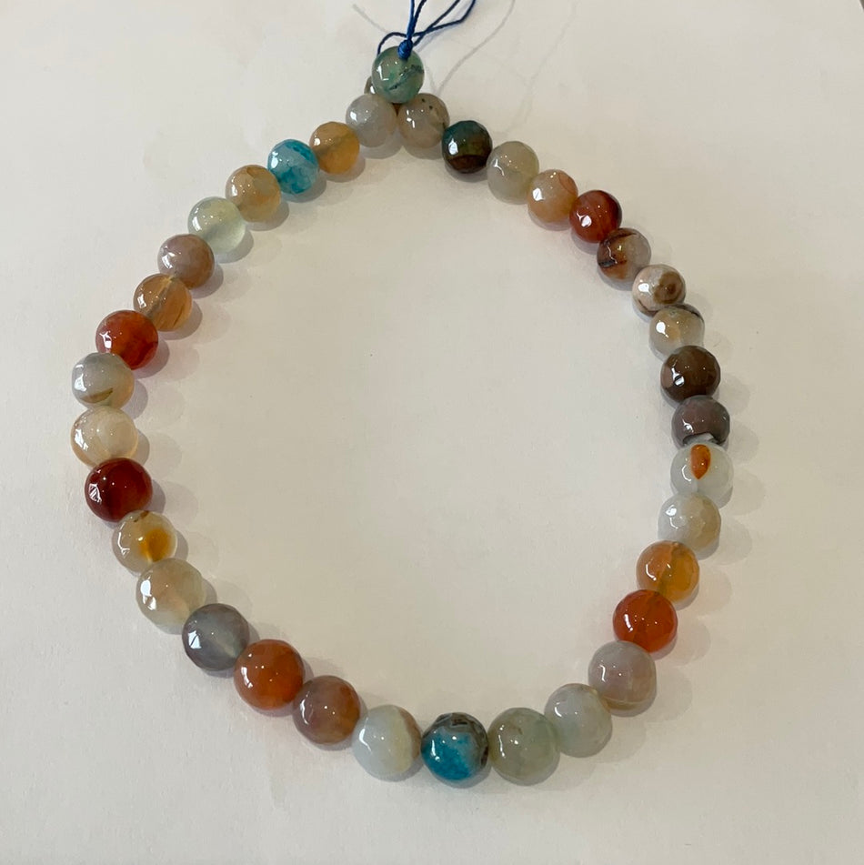 Light Multicolor Agate 10mm
