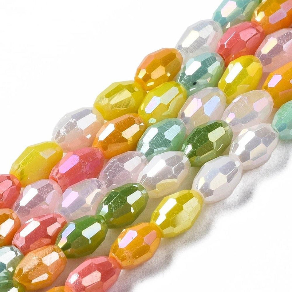 Pastel Mix Crystals Strand, 100pcs