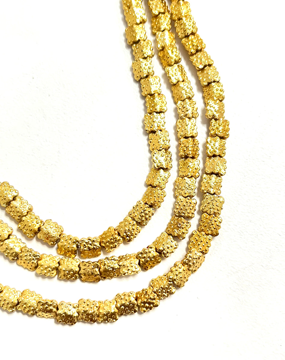 Gold-Filled Rectangular Spacer Strand