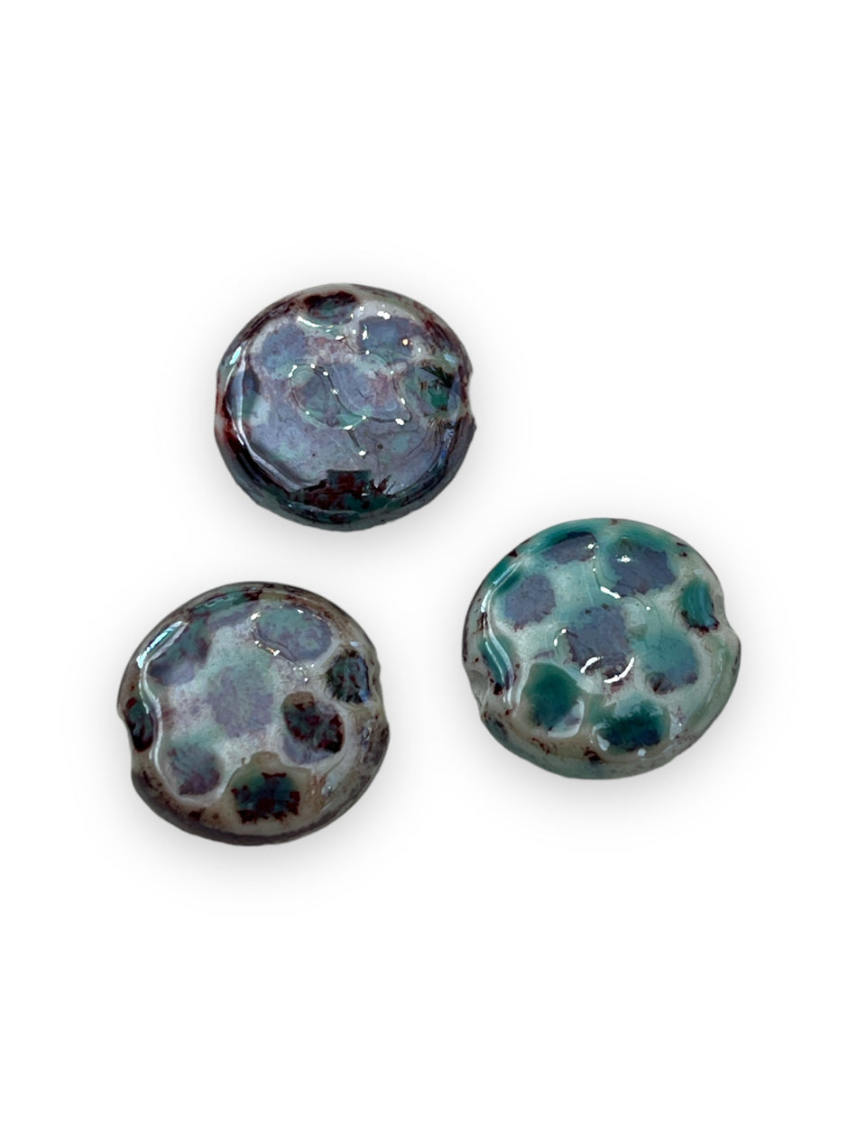 Ceramic Beads, 3pcs